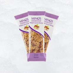 MINOS – Nut Bar Mixed Nuts & Honey – 3x60g